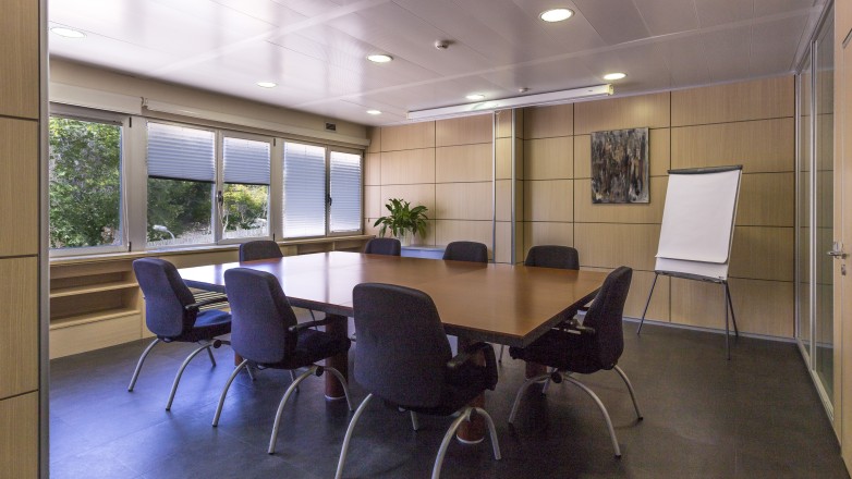 Eight person boardroom